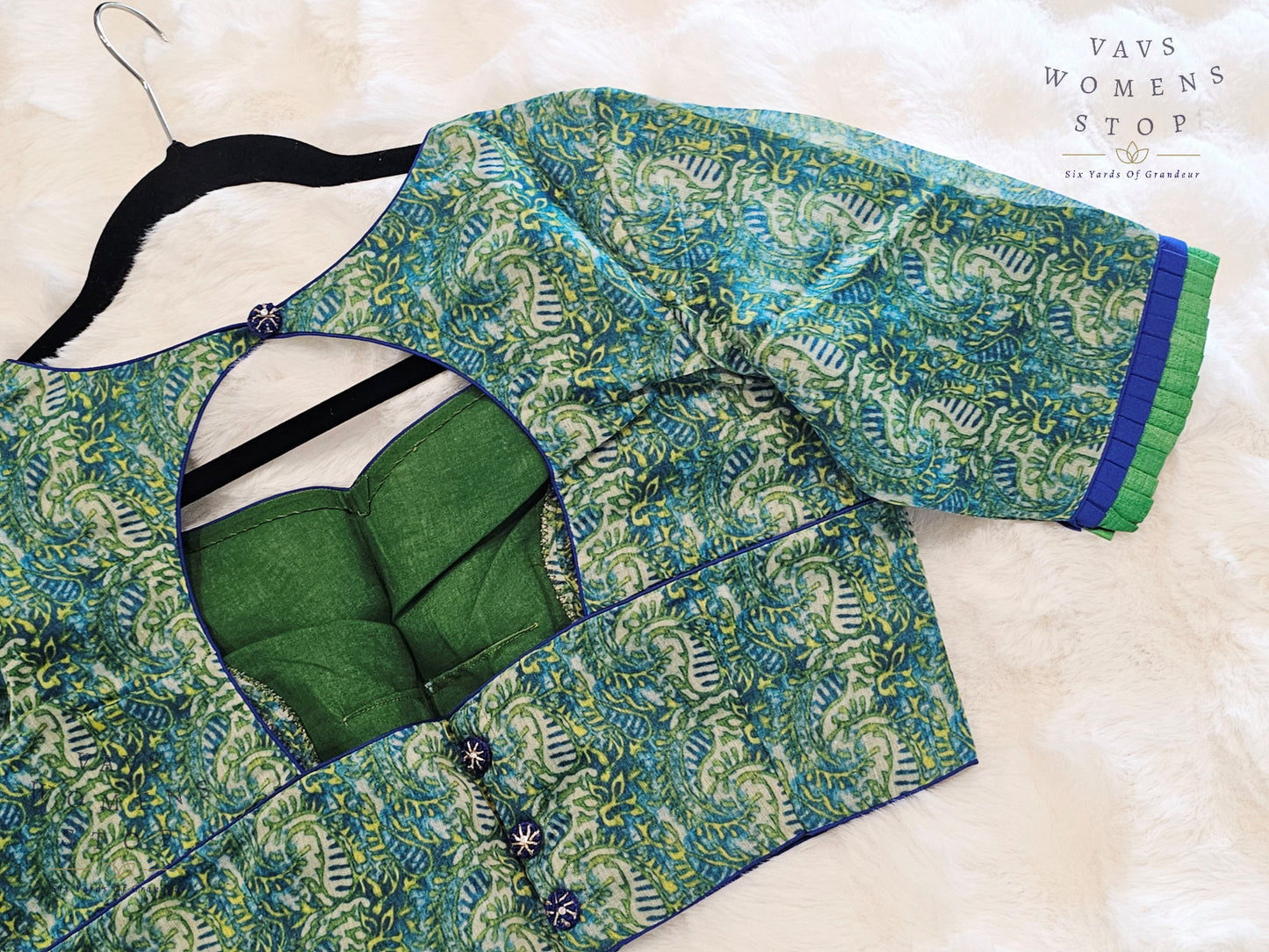 Designer Silk Cotton Blouse