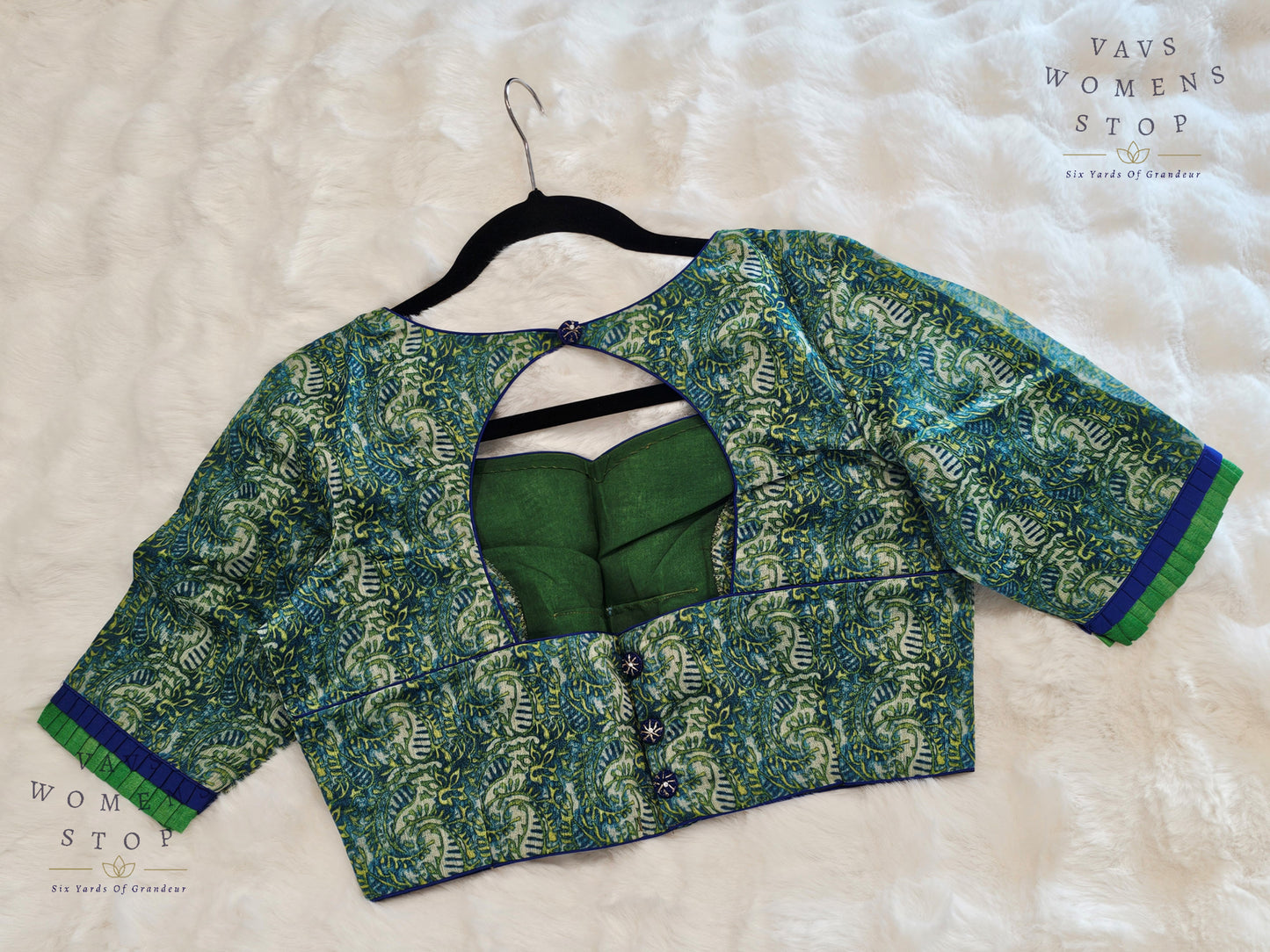 Designer Silk Cotton Blouse