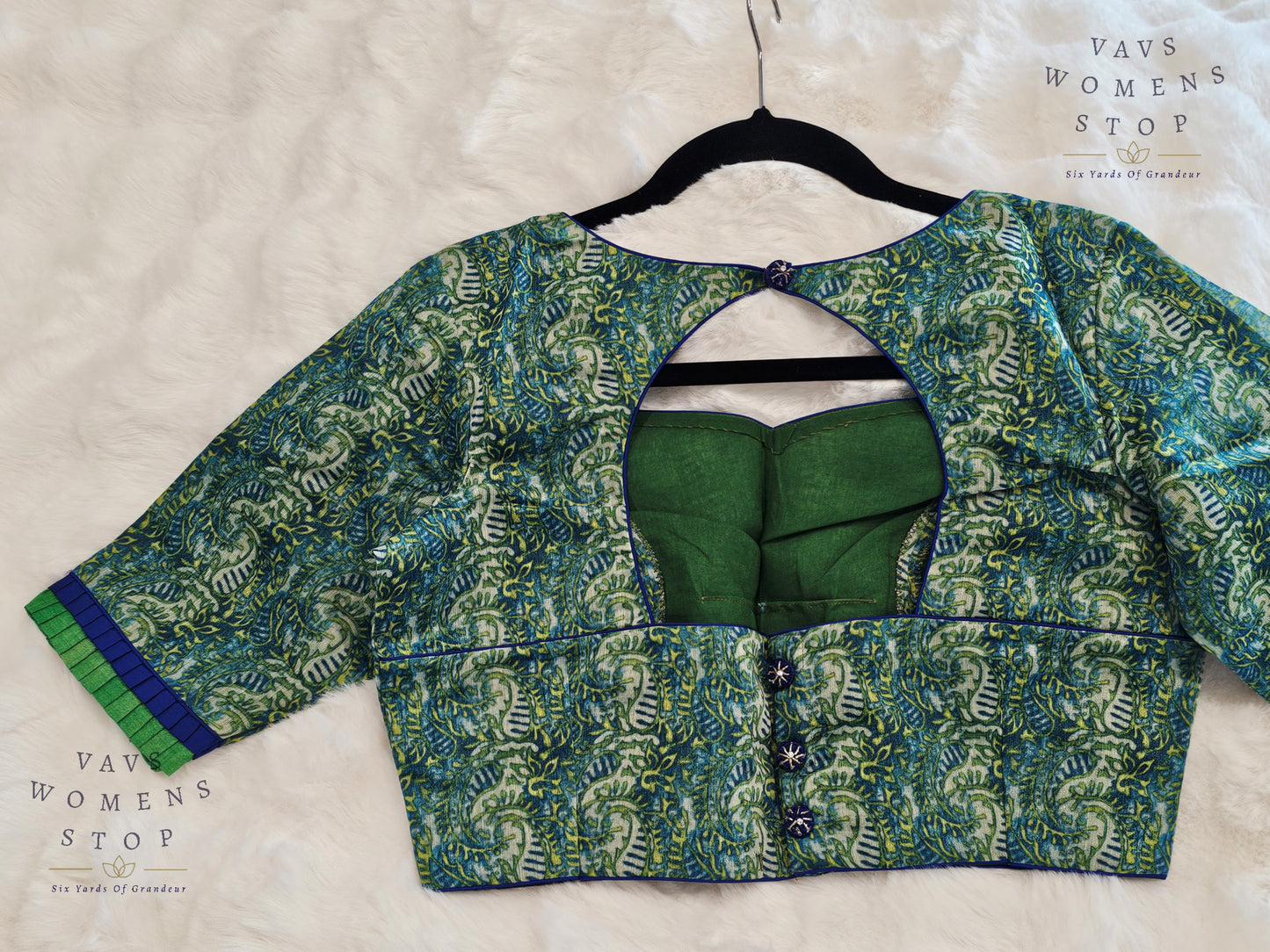 Designer Silk Cotton Blouse