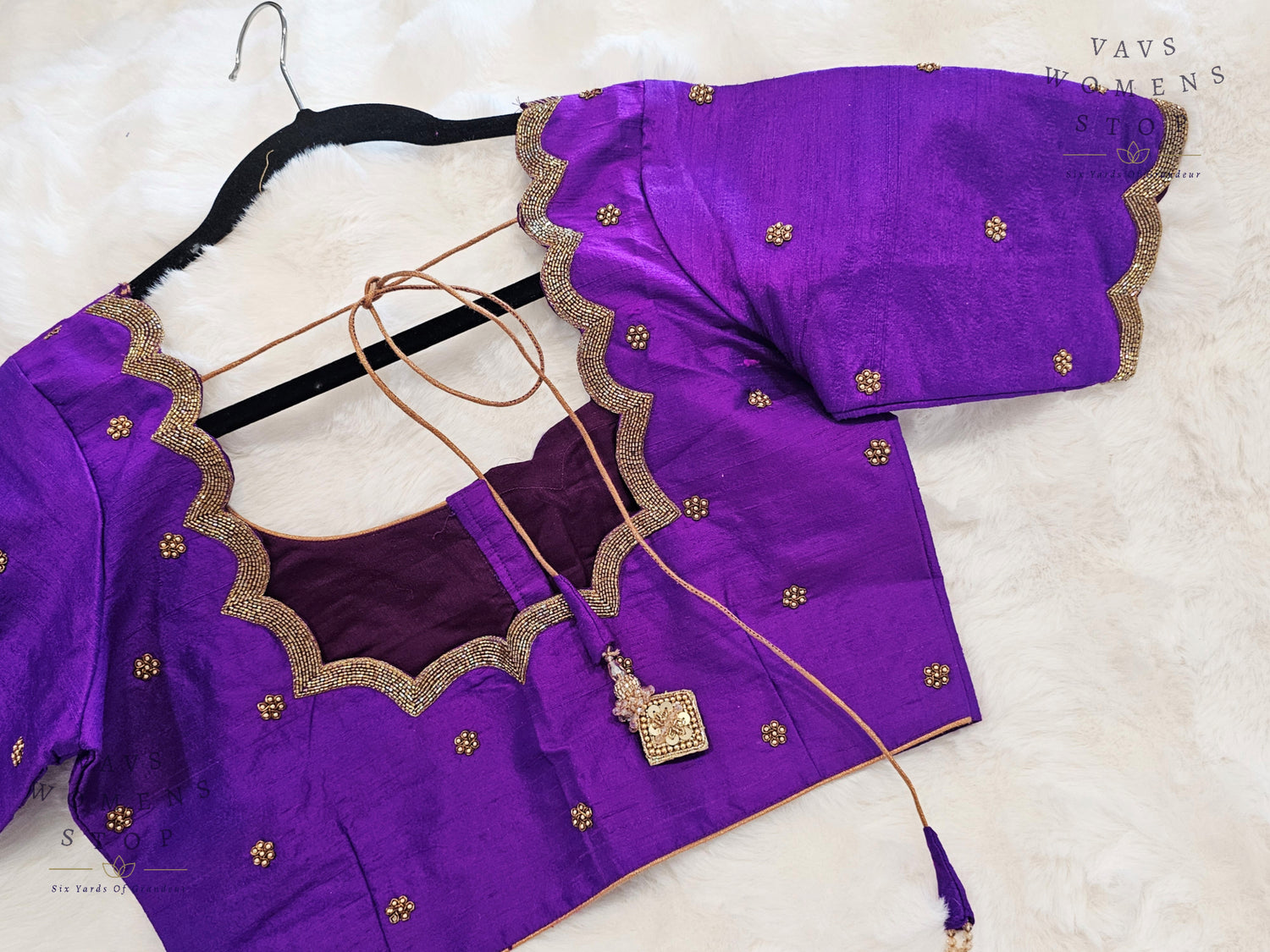 “Purple Raw Silk Blouse with Maggam Hand Embroidery – Bridal Wear USA”

“Designer Purple Raw Silk Maggam Work Blouse – Ready to Ship USA”