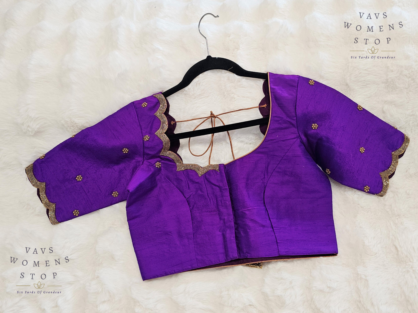 “Purple Raw Silk Blouse with Maggam Hand Embroidery – Bridal Wear USA”

“Designer Purple Raw Silk Maggam Work Blouse – Ready to Ship USA”
