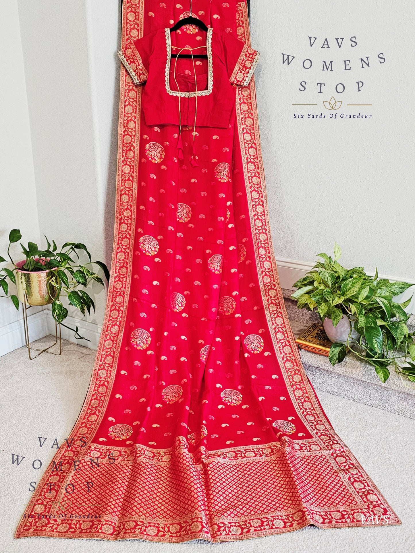 Pink Shade Designer Soft Khaddi Organzaa Silk Saree - Blouse