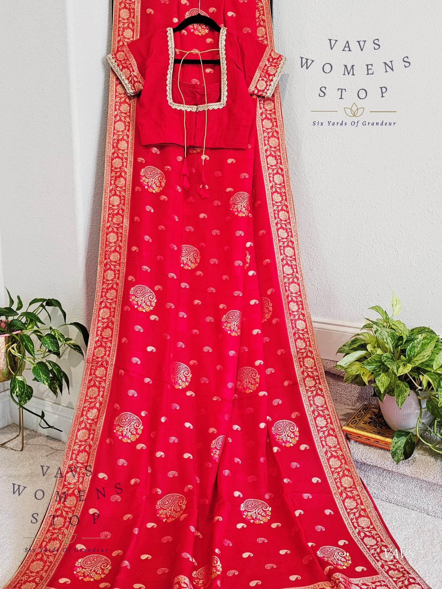 Pink Shade Designer Soft Khaddi Organzaa Silk Saree - Blouse