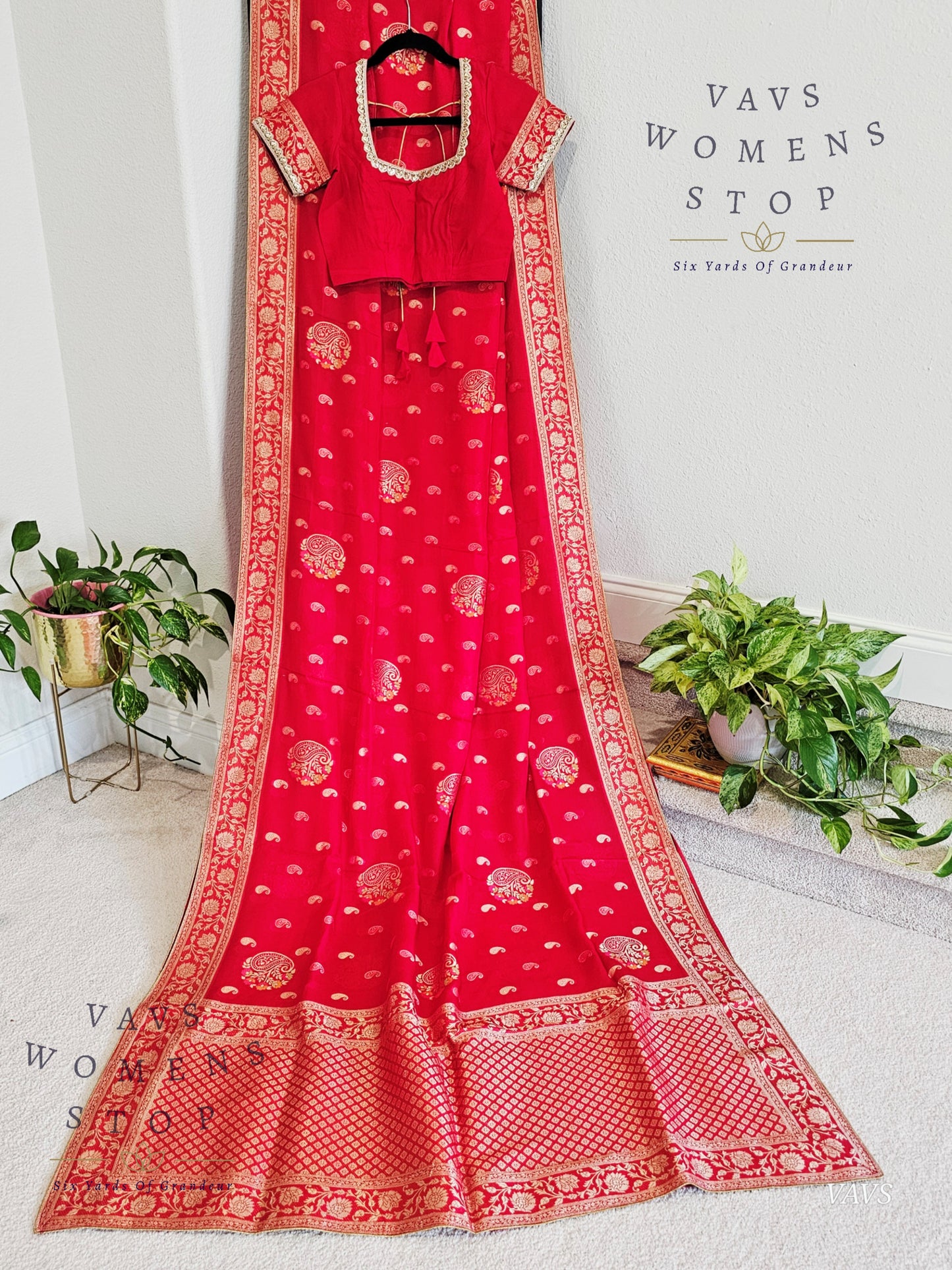 Pink Shade Designer Soft Khaddi Organzaa Silk Saree - Blouse