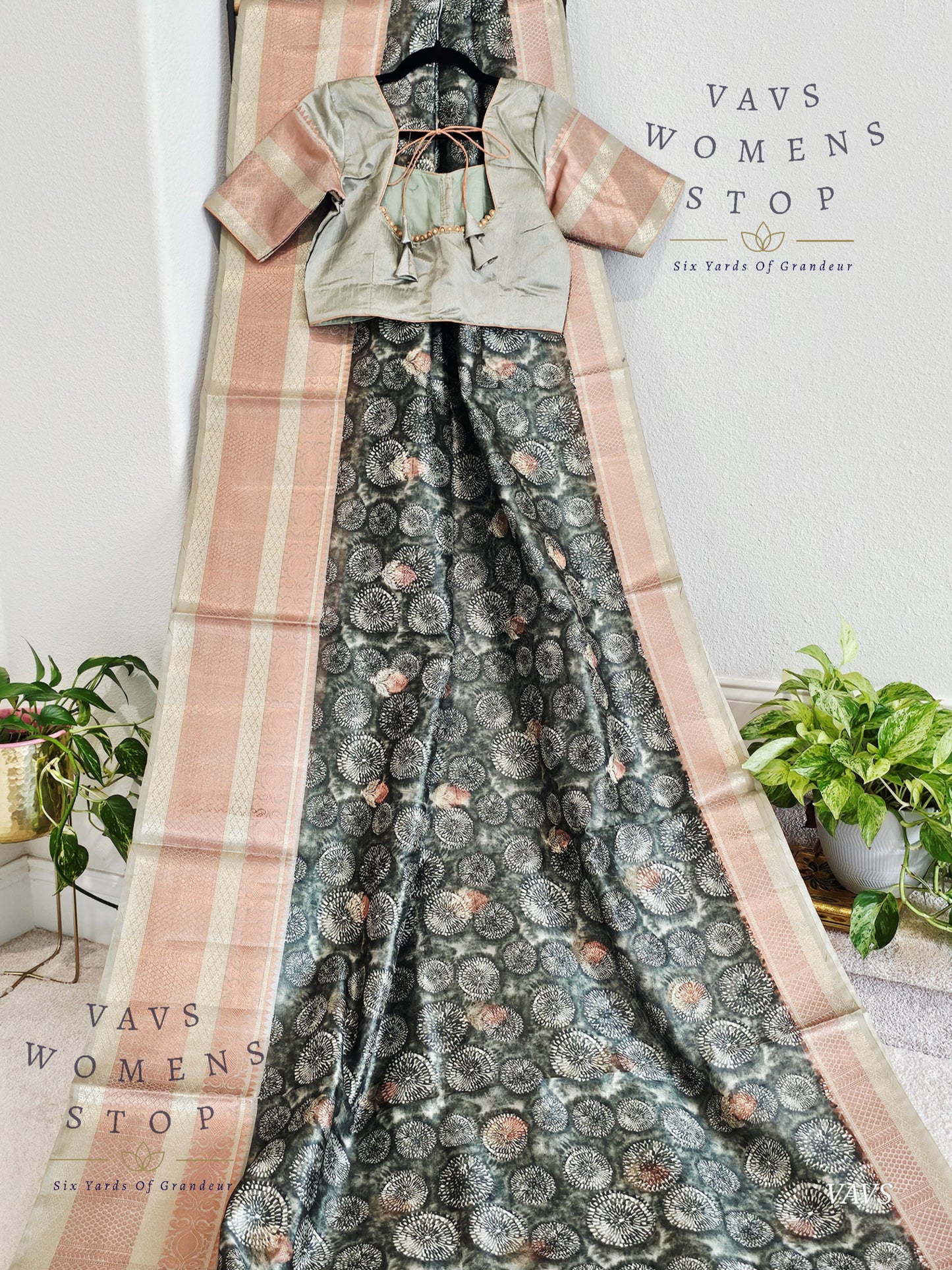 Soft Kota Tussar Rawsilk Saree -  Blouse