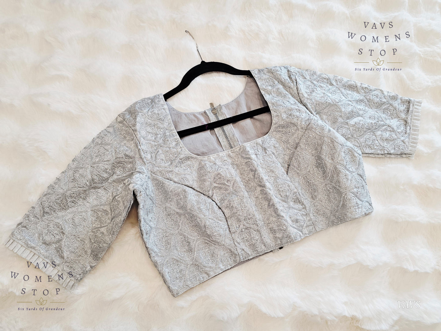 Rawsilk Silver Blouse