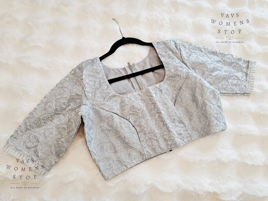 Rawsilk Silver Blouse