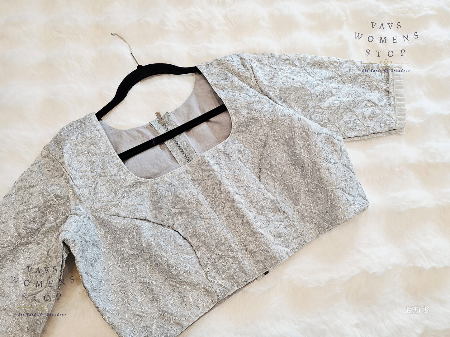 Rawsilk Silver Blouse