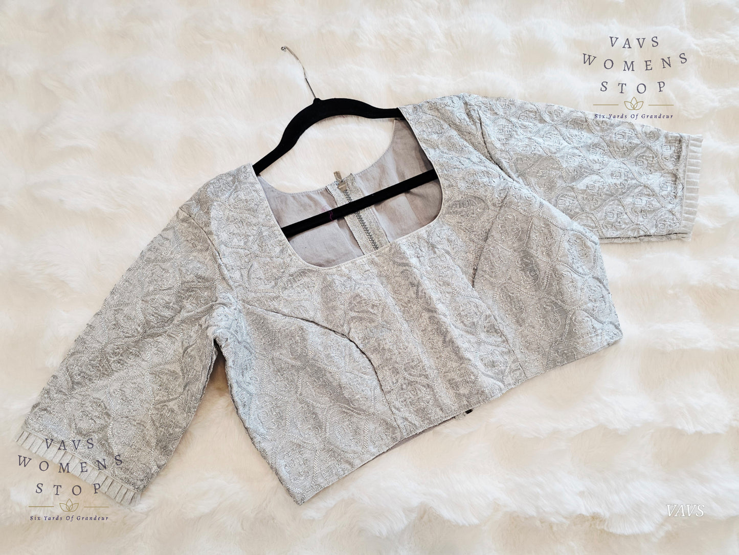 Rawsilk Silver Blouse