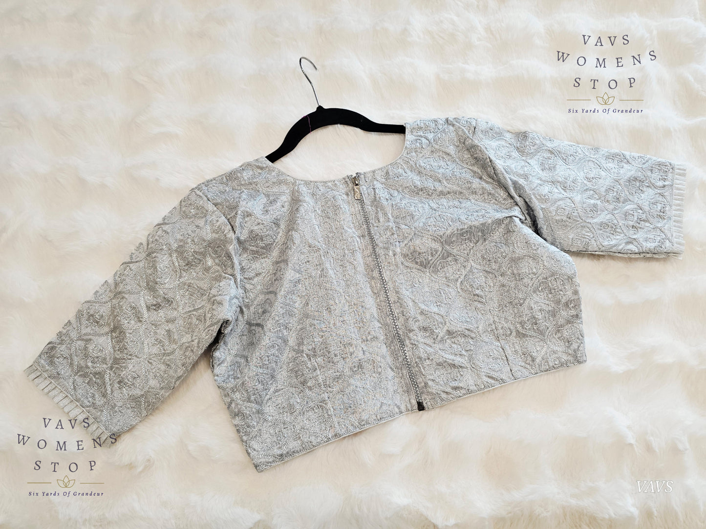 Rawsilk Silver Blouse
