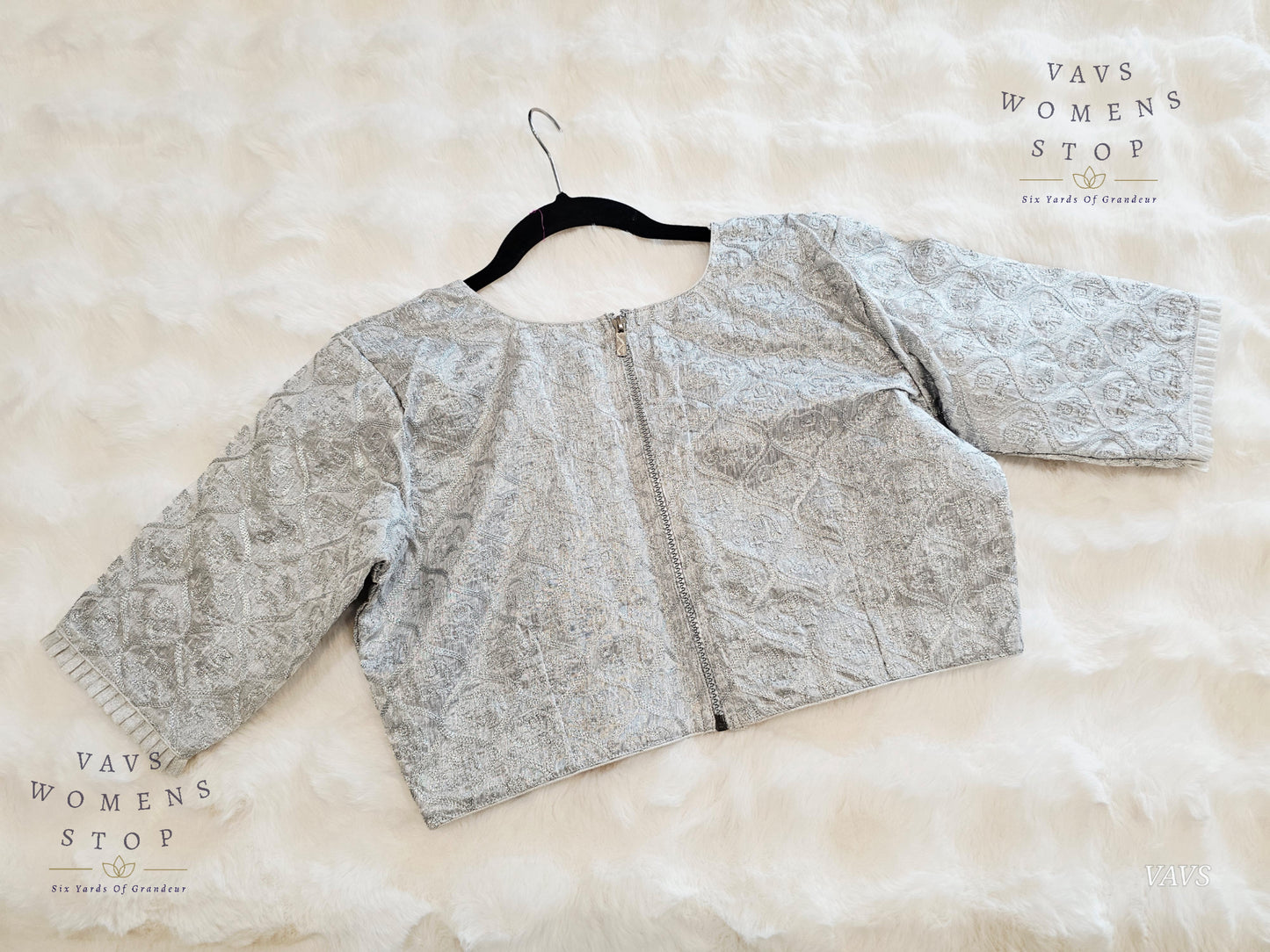 Rawsilk Silver Blouse