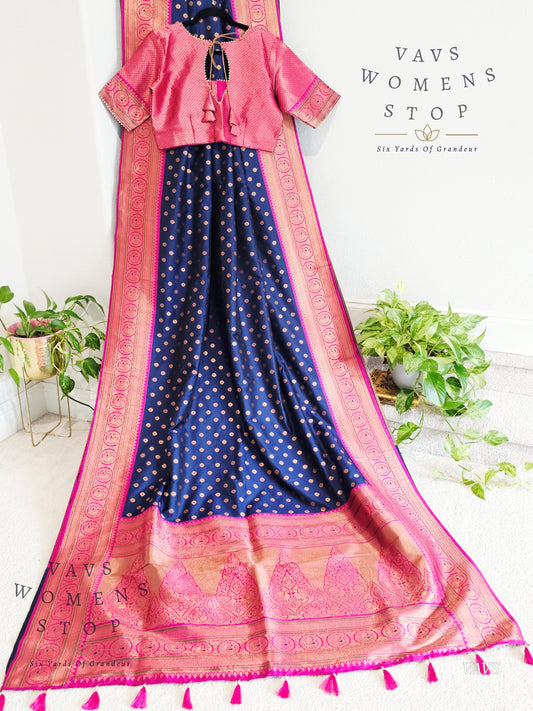 Benarasi Uppada Soft Silk Designer Saree - Blouse