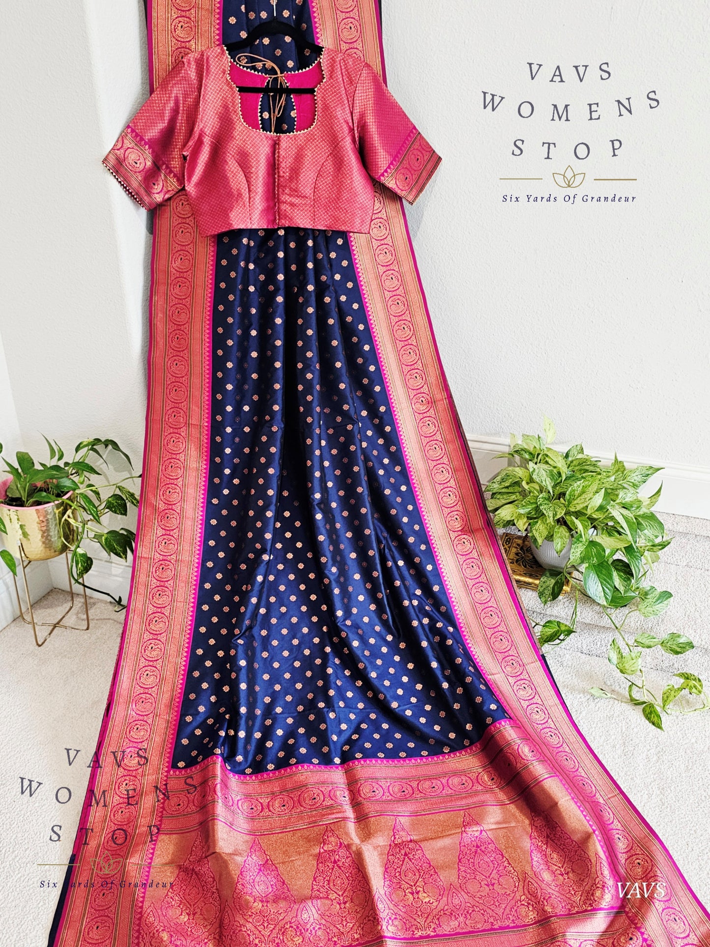 Benarasi Uppada Soft Silk Designer Saree - Blouse