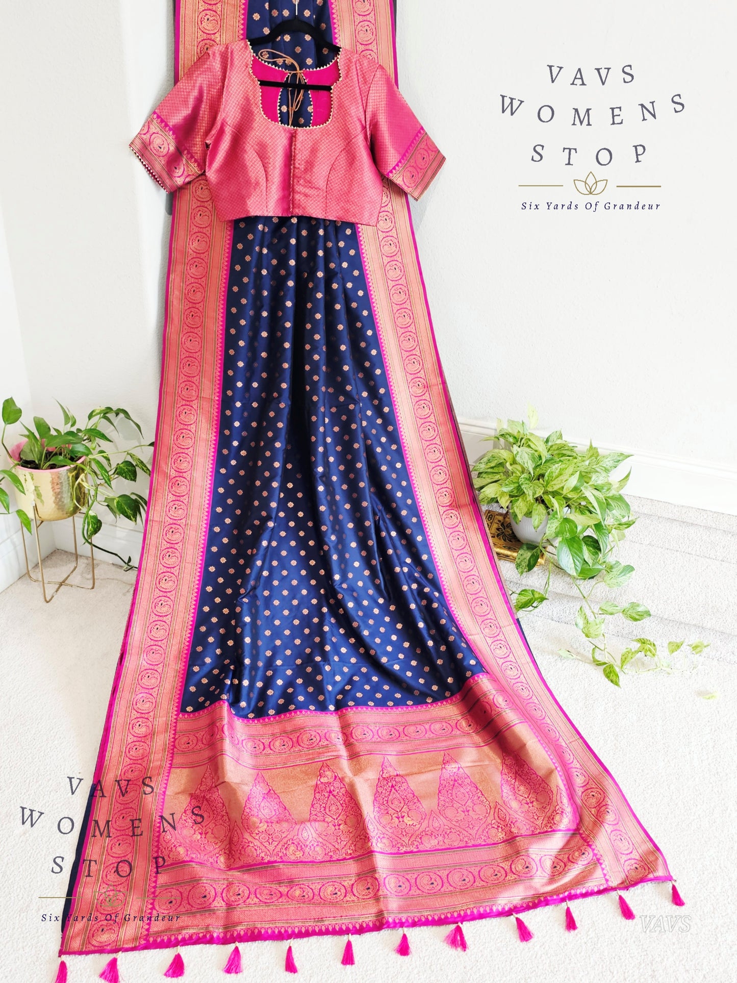 Benarasi Uppada Soft Silk Designer Saree - Blouse