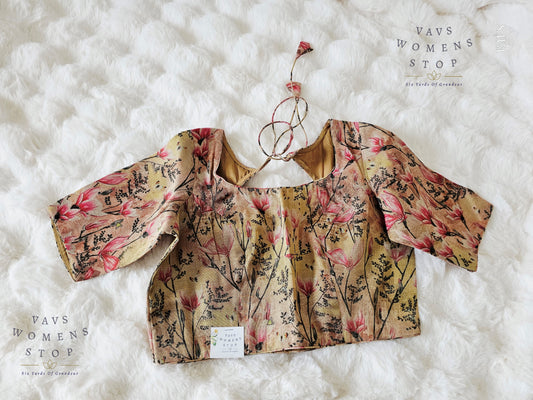 Floral Tissue Blouse