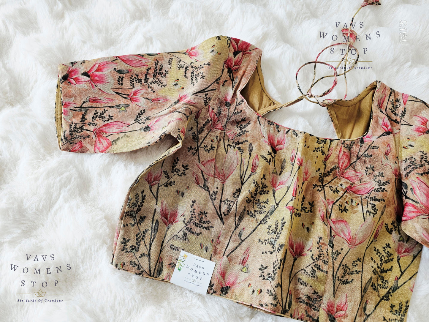 Floral Tissue Blouse