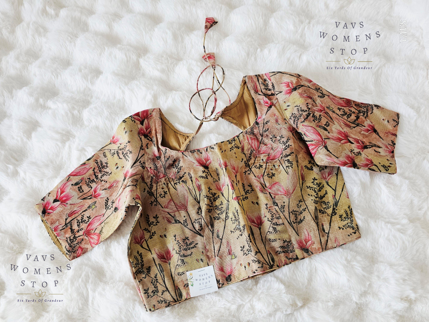 Floral Tissue Blouse