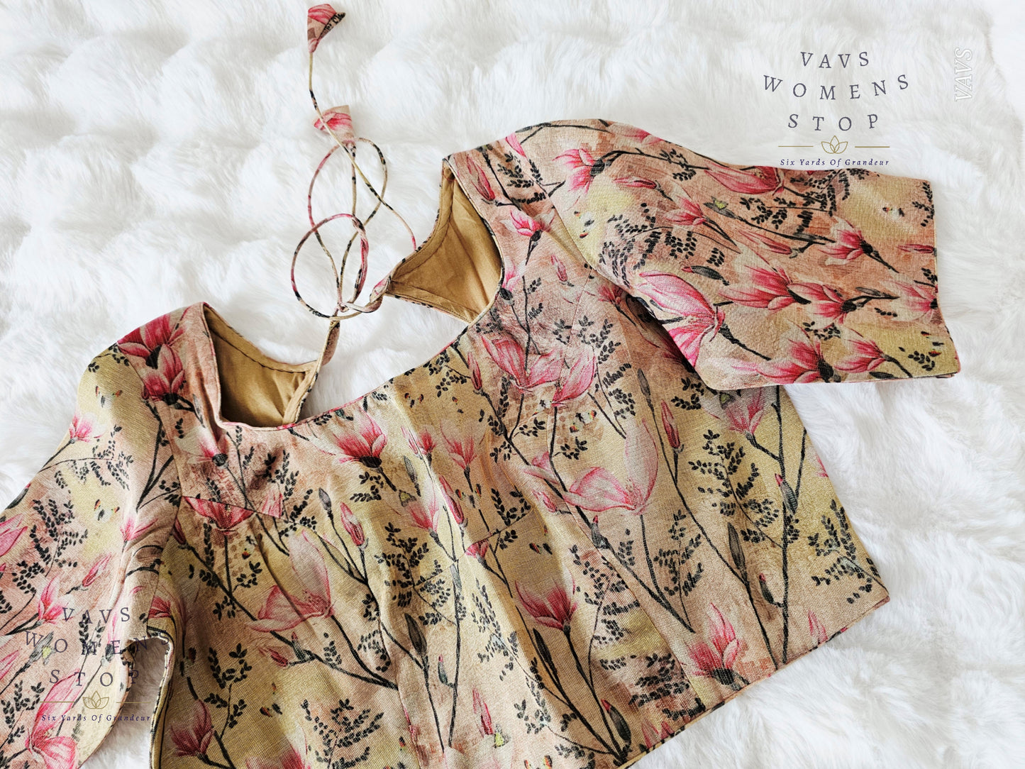 Floral Tissue Blouse