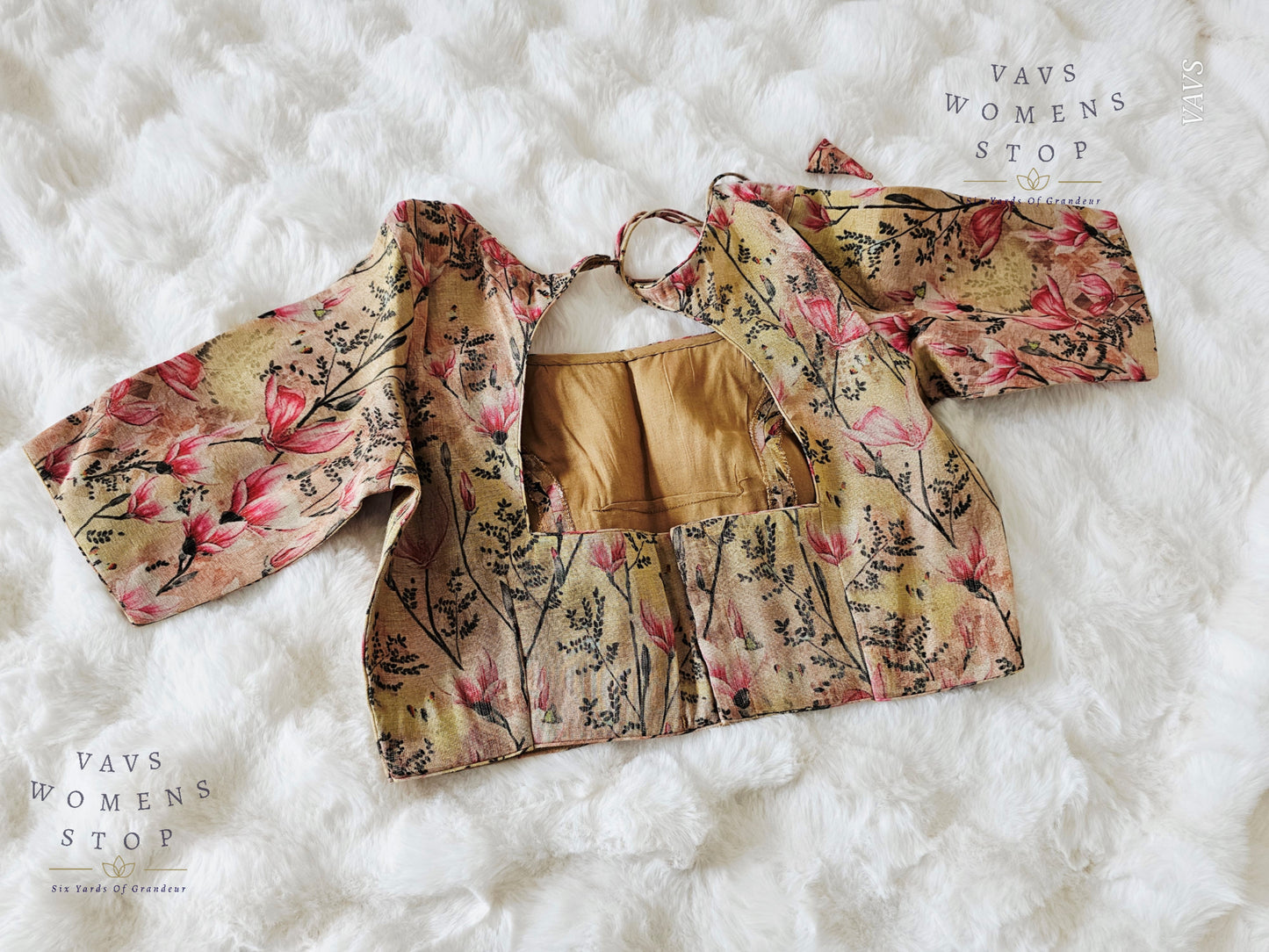 Floral Tissue Blouse