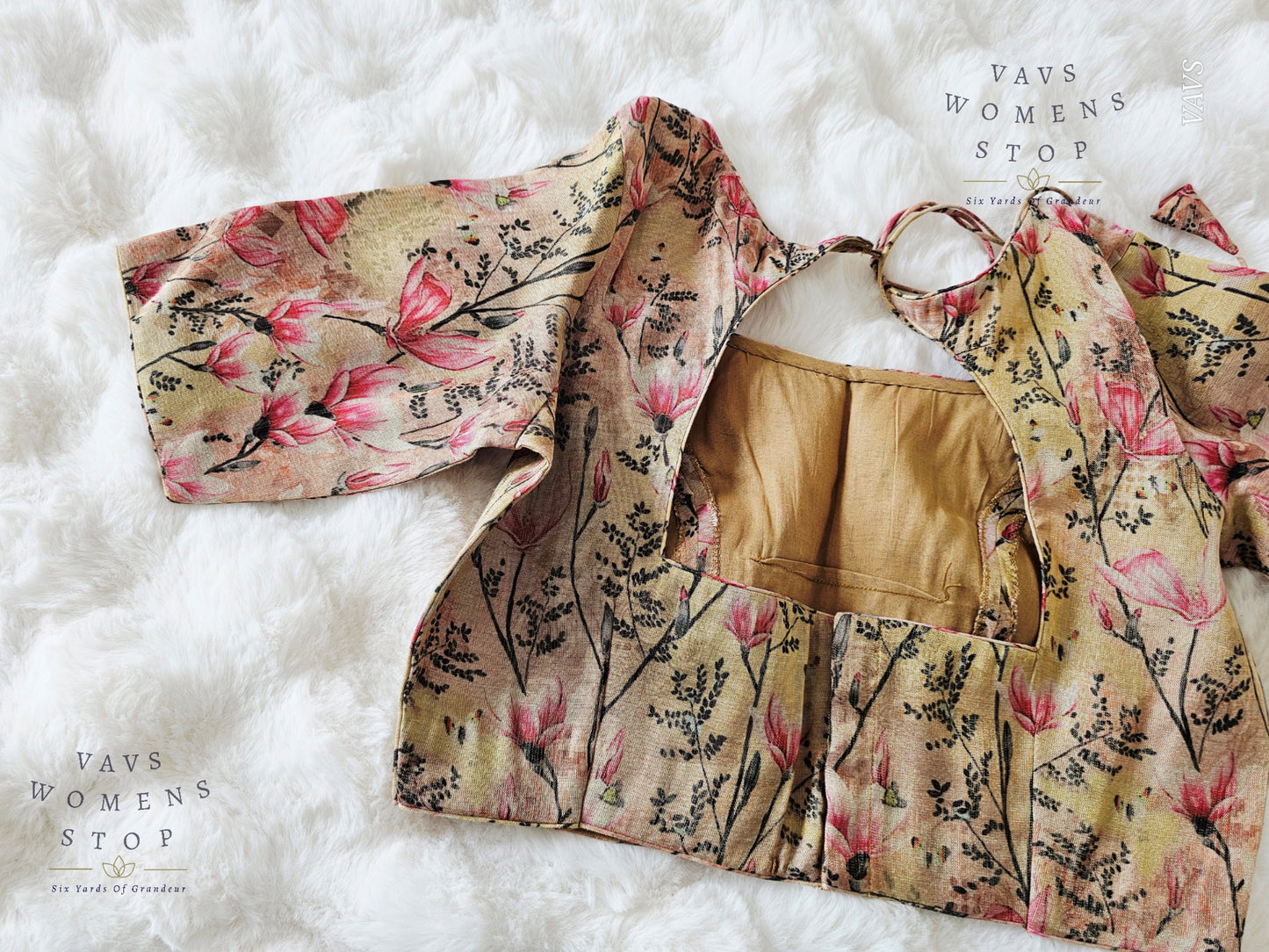 Floral Tissue Blouse