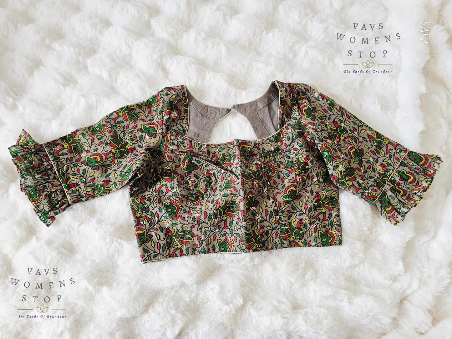 Kalamkari Georgette Blouse