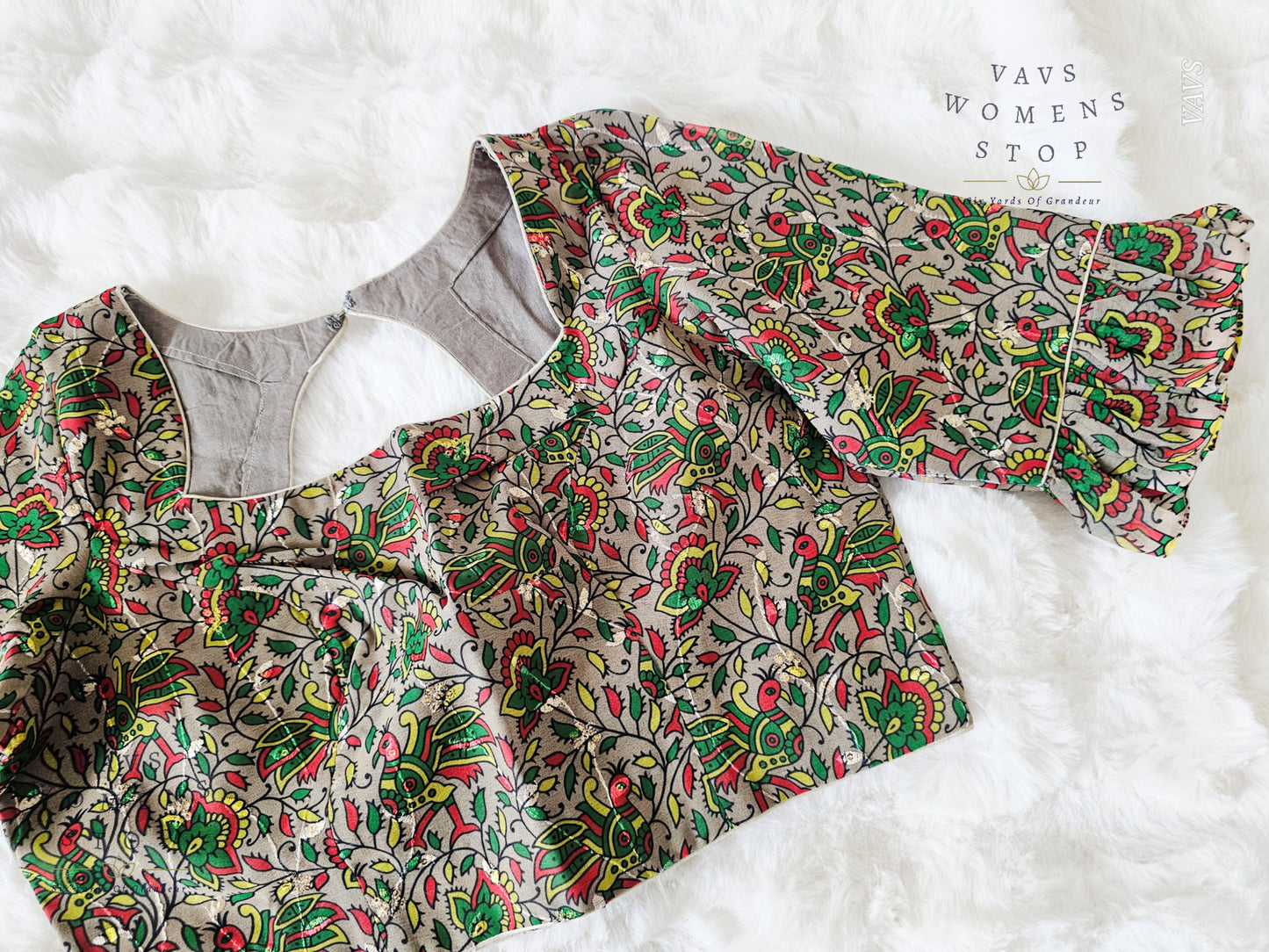 Kalamkari Georgette Blouse