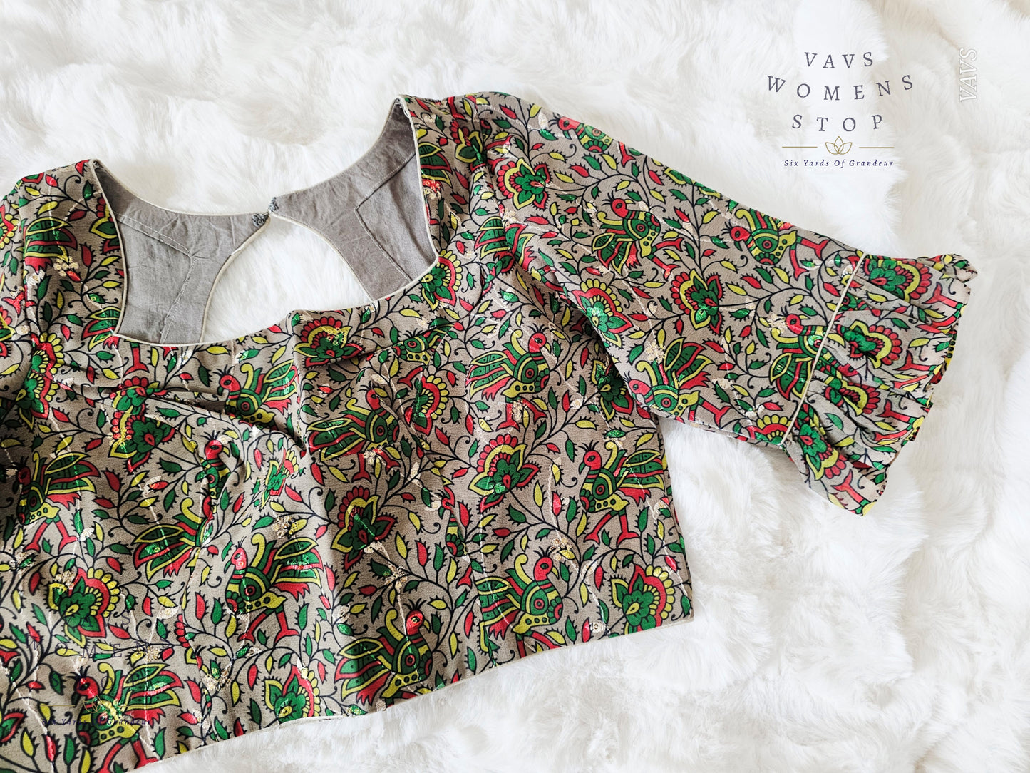 Kalamkari Georgette Blouse