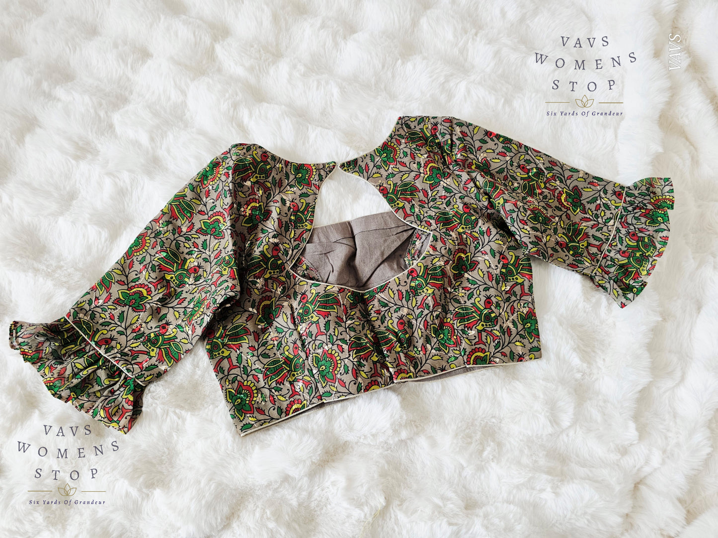 Kalamkari Georgette Blouse