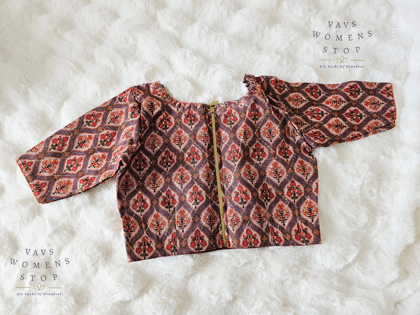 Linen Cotton Floral Prints Blouse