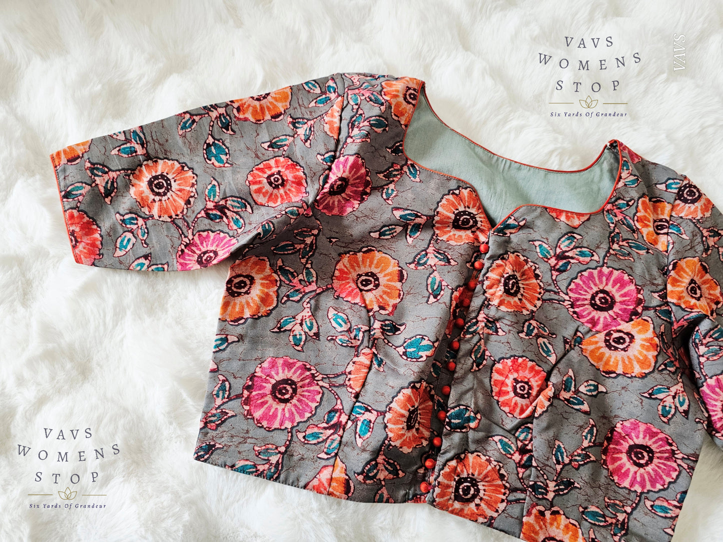 Kalamkari Print Blouse