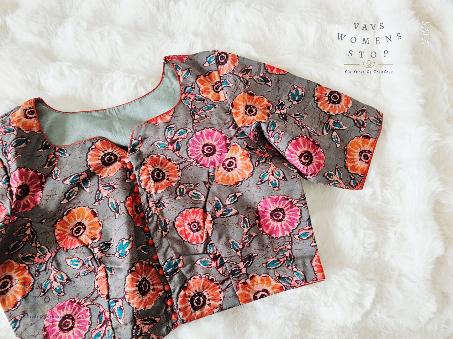 Kalamkari Print Blouse