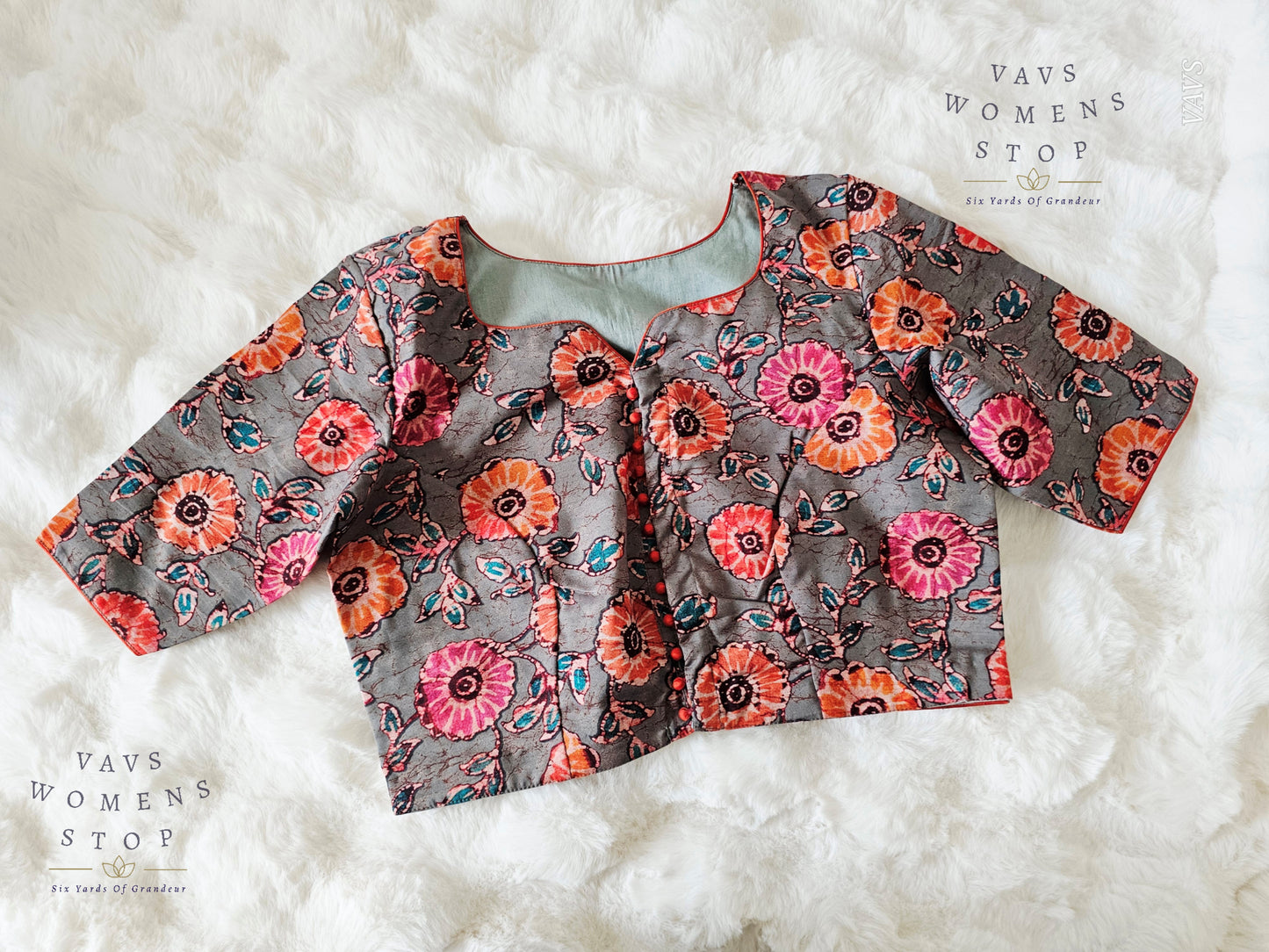 Kalamkari Print Blouse