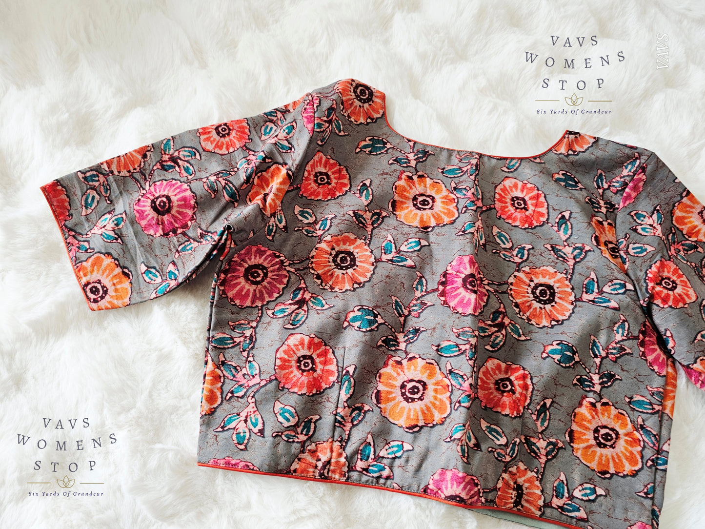 Kalamkari Print Blouse