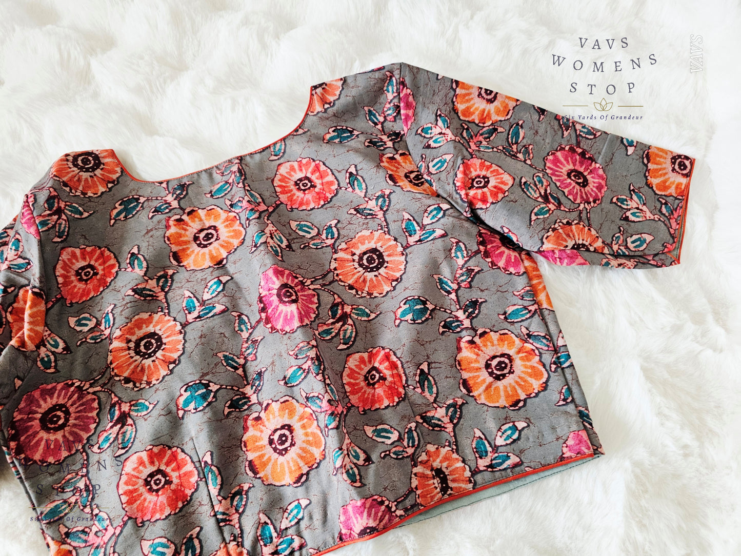 Kalamkari Print Blouse