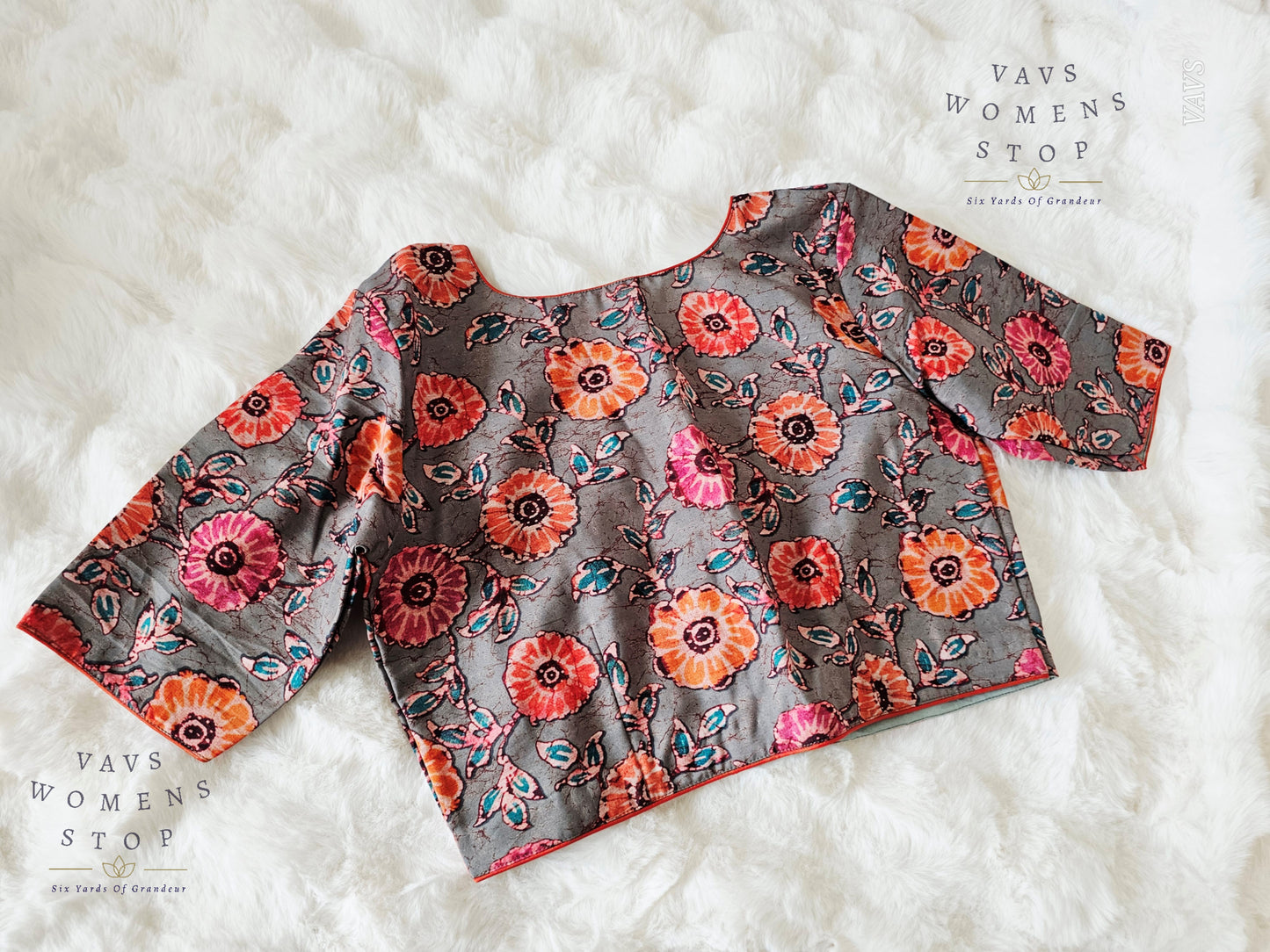 Kalamkari Print Blouse