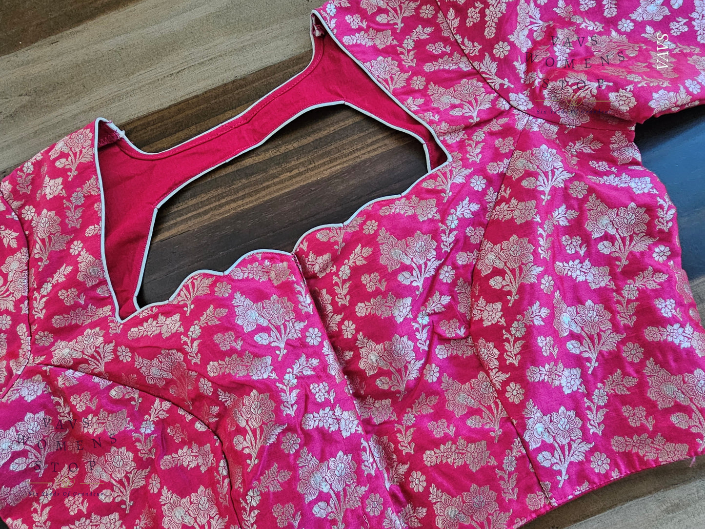 Pink Benarasi Designer Blouse