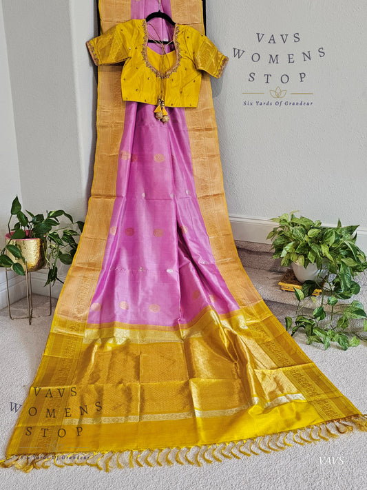 Authentic Pure Silk by Silk Handloom Saree – Maggam Blouse, Wedding & Festive Wear – Ready to Ship from Prosper, Texas USA