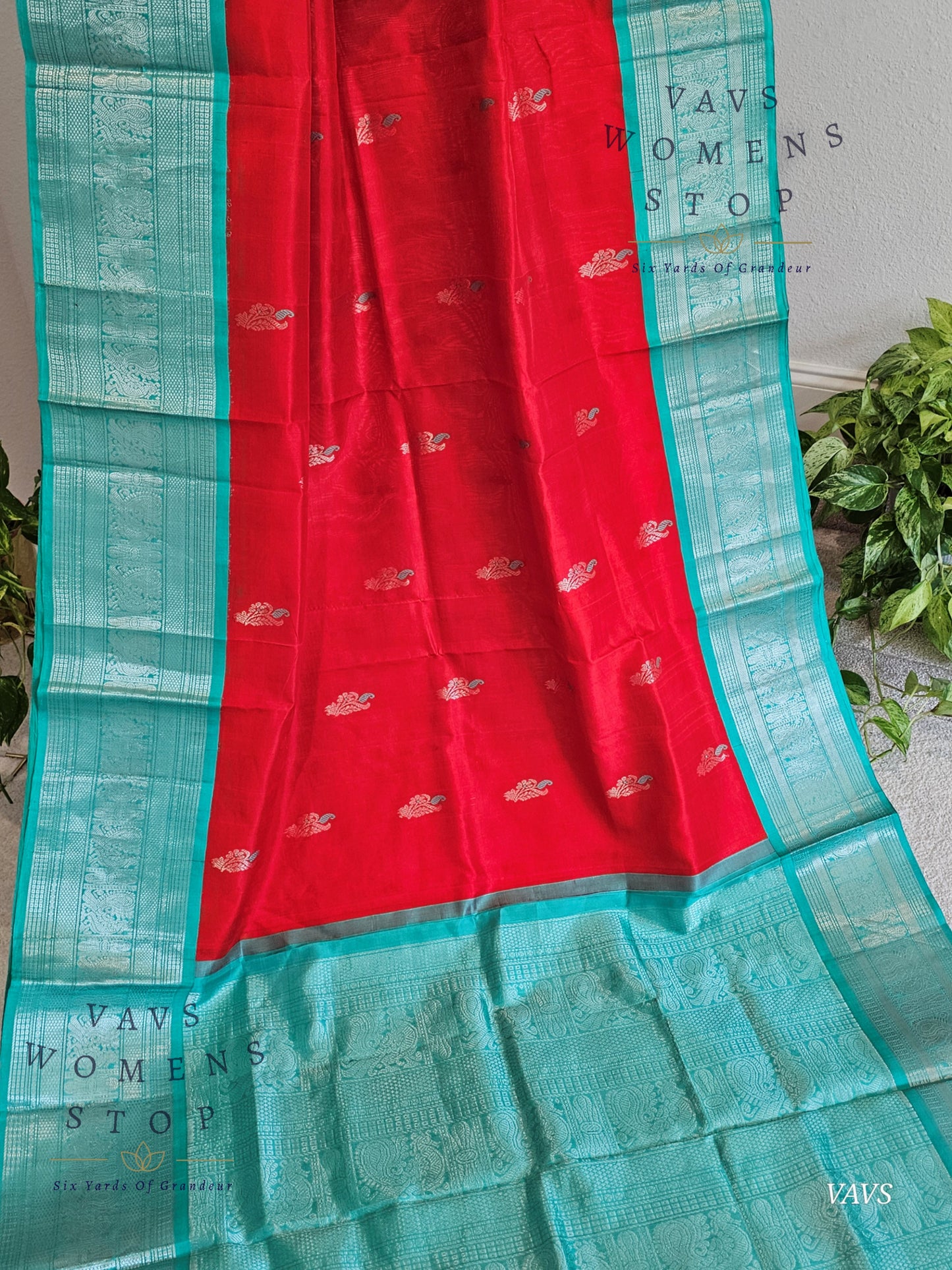 Authentic Pure Silk by Silk Handloom Saree – Maggam Blouse, Wedding & Festive Wear – Ready to Ship from Prosper, Texas USA