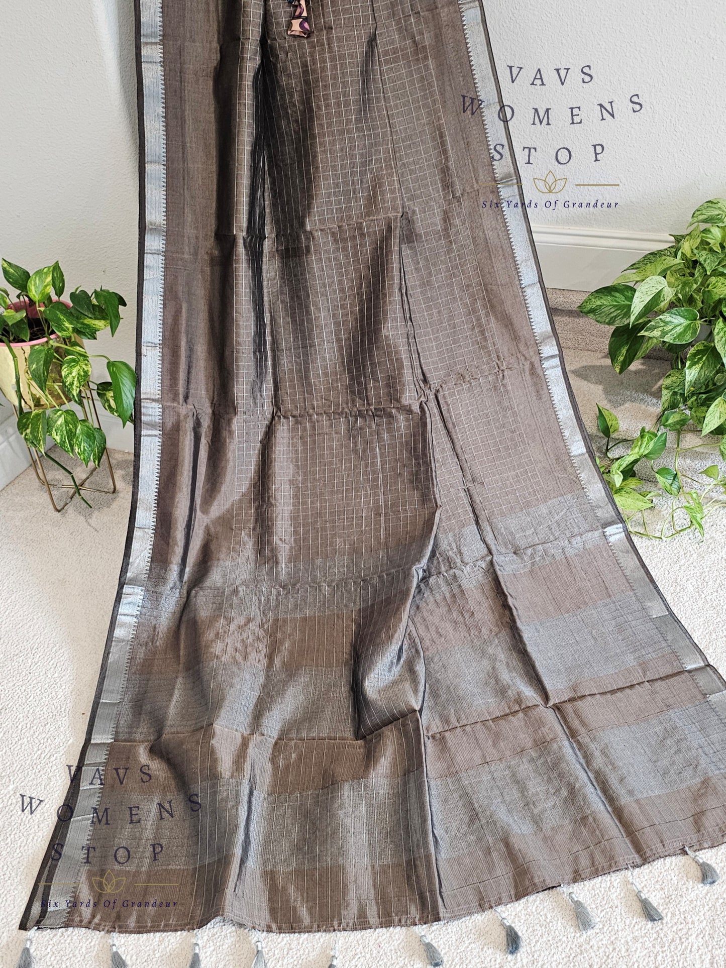 Traditional Mangalagiri Silk Cotton Saree with Stitched Kalamkari Blouse – Lightweight Handloom Drape