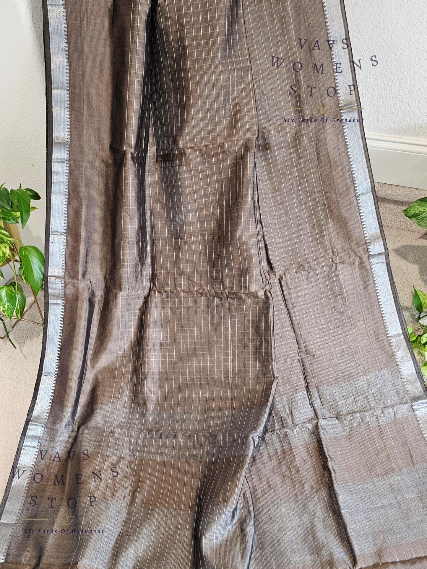 Traditional Mangalagiri Silk Cotton Saree with Stitched Kalamkari Blouse – Lightweight Handloom Drape