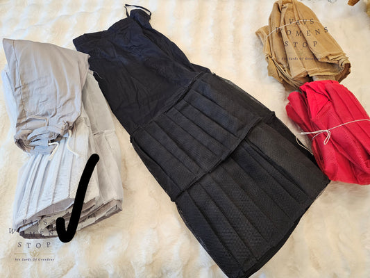 Gray CanCan Stitched Lehenga Under Petticoat