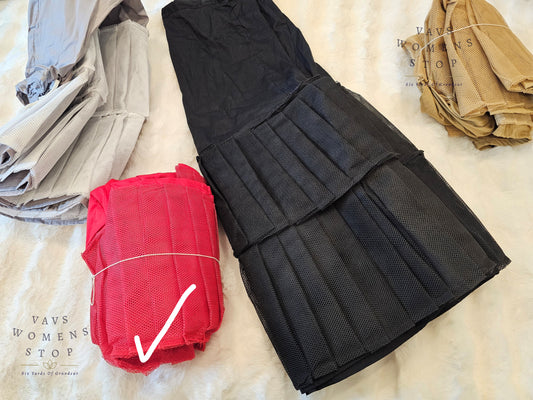 Red CanCan Stitched Lehenga Under Petticoat