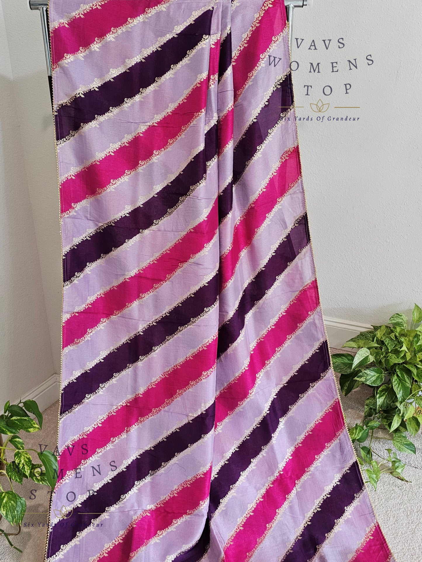 Munga Crepe Silk Leheriya Designer Saree