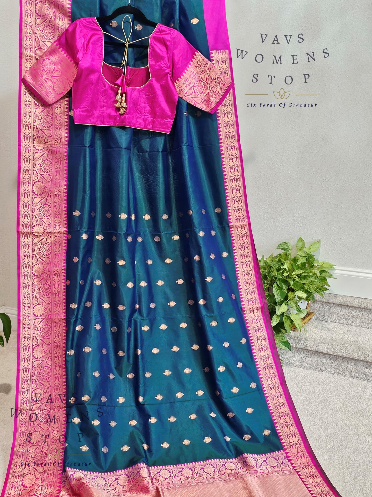 Pure Benarasi Katan Pattu Saree - Blouse
