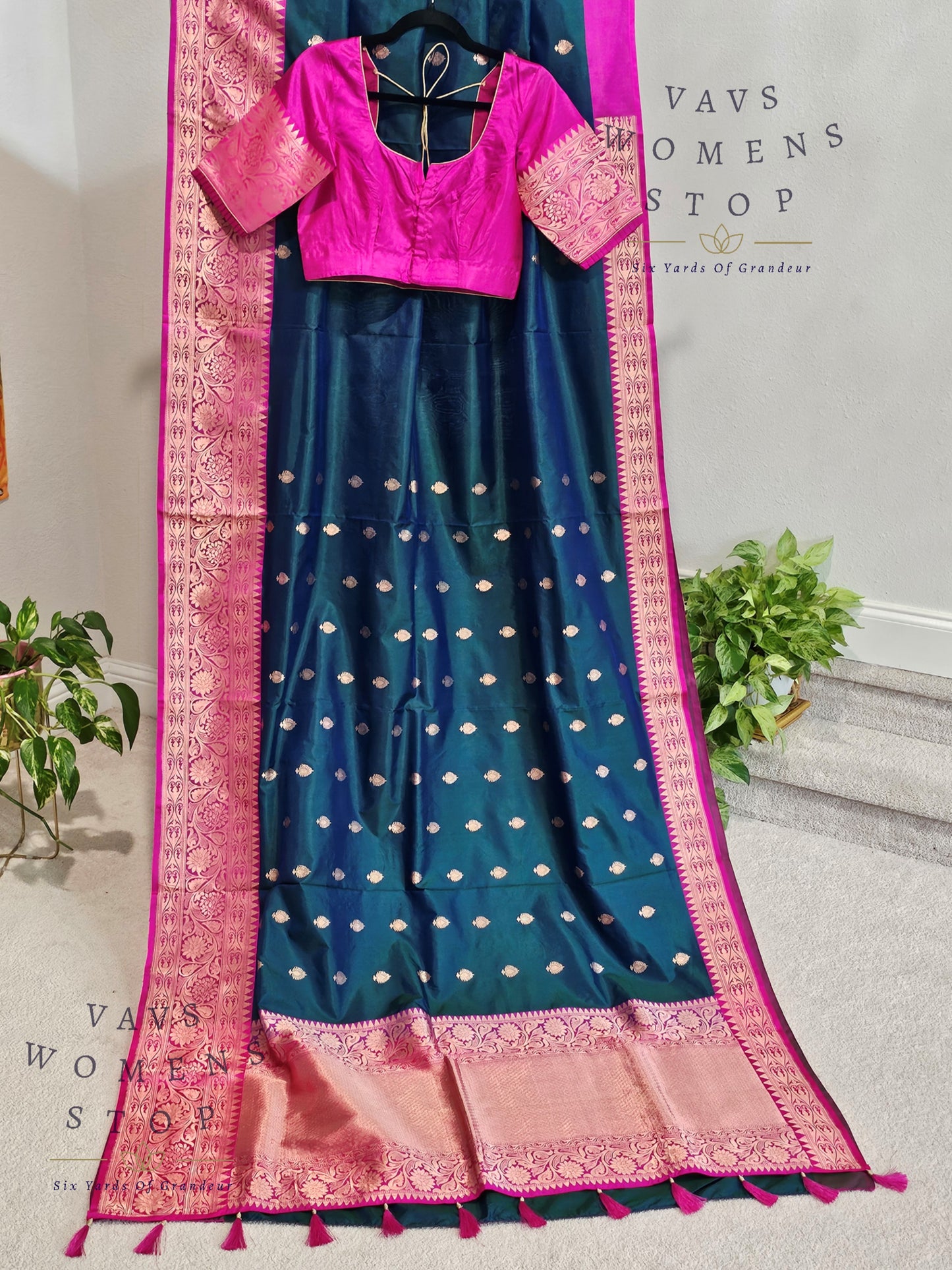 Pure Benarasi Katan Pattu Saree - Blouse