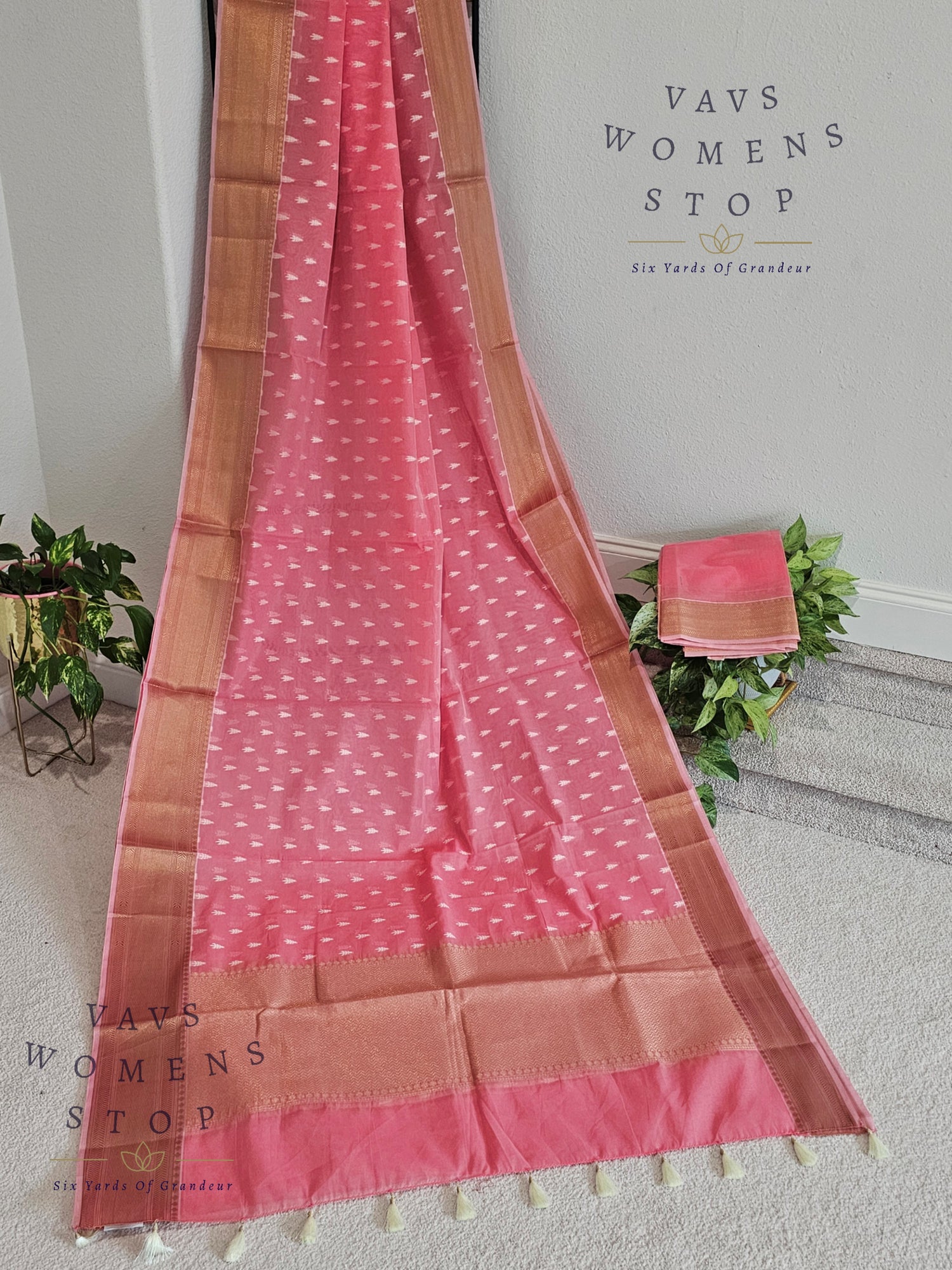 Soft Chanderi Cotton Saree 