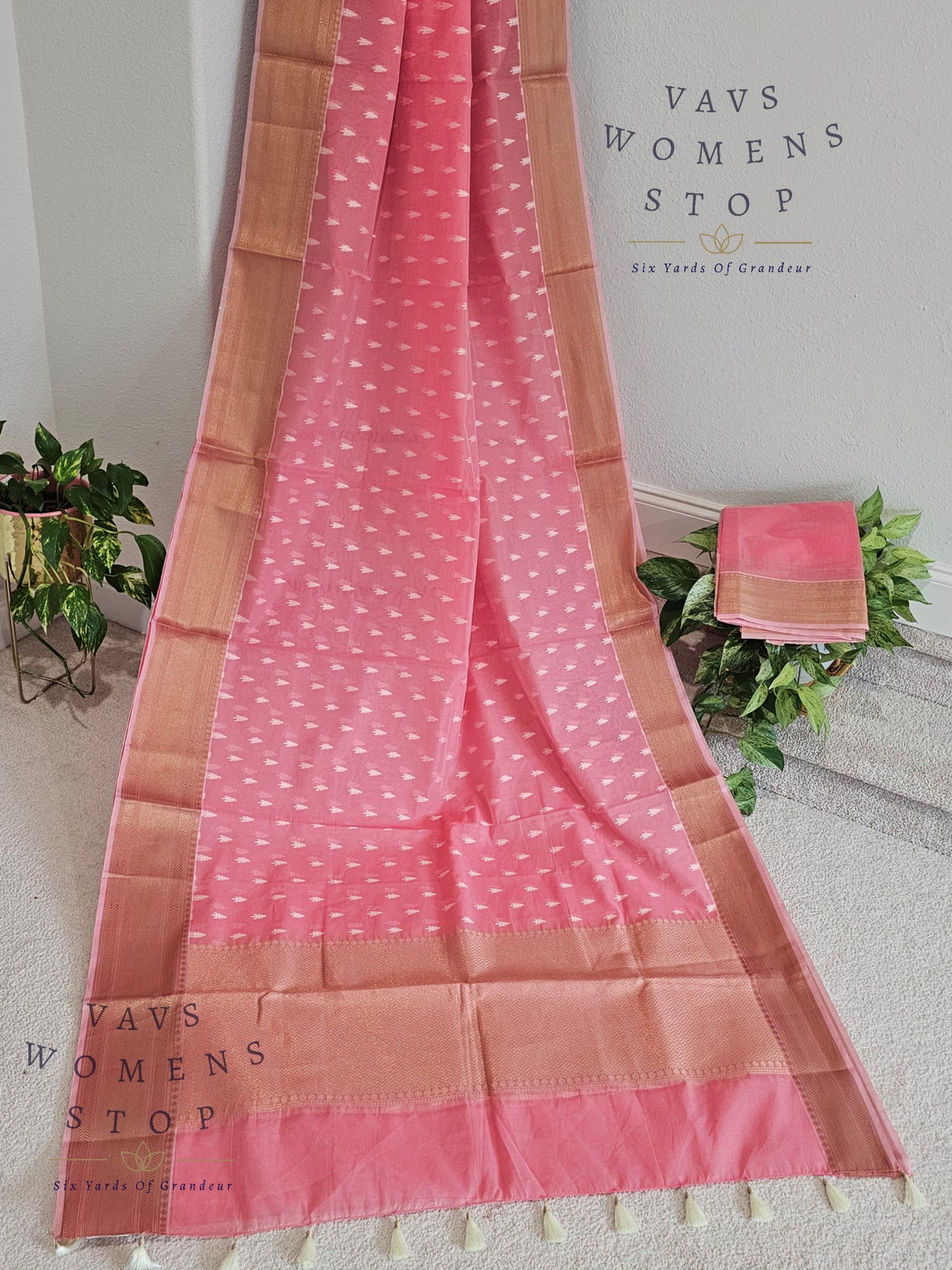 Soft Chanderi Cotton Saree