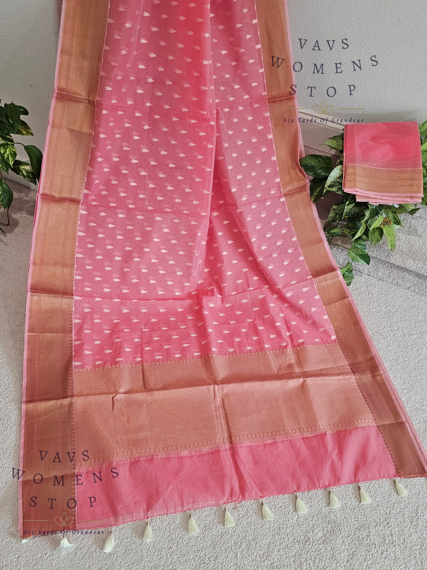 Soft Chanderi Cotton Saree