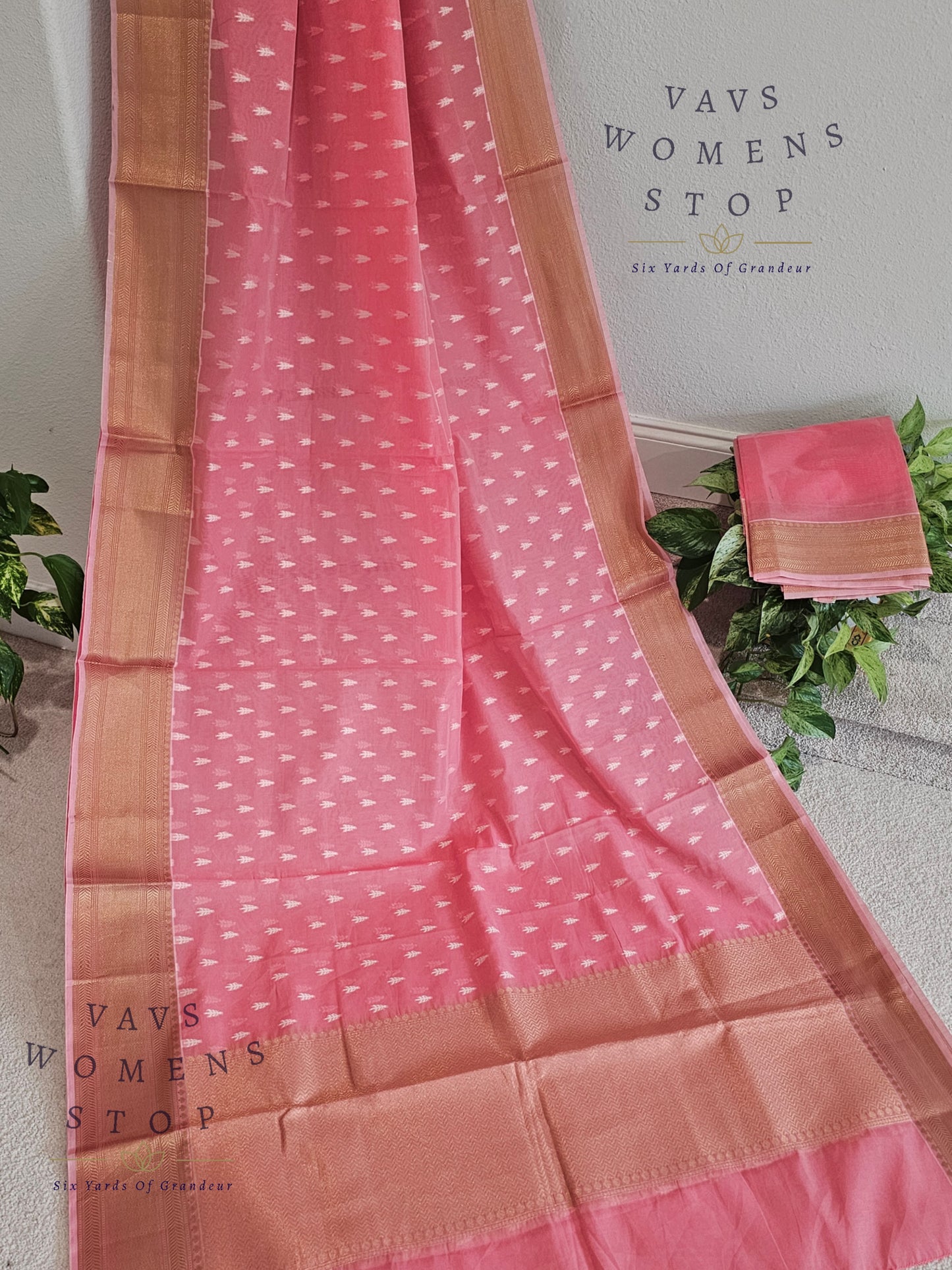 Soft Chanderi Cotton Saree