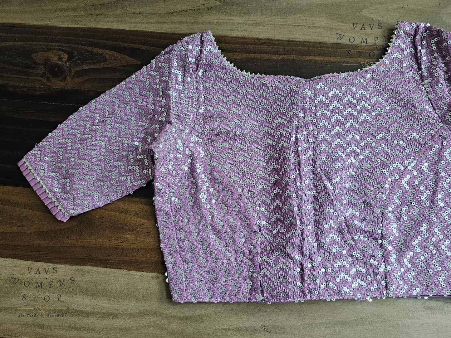 Georgette Sequins Blouse
